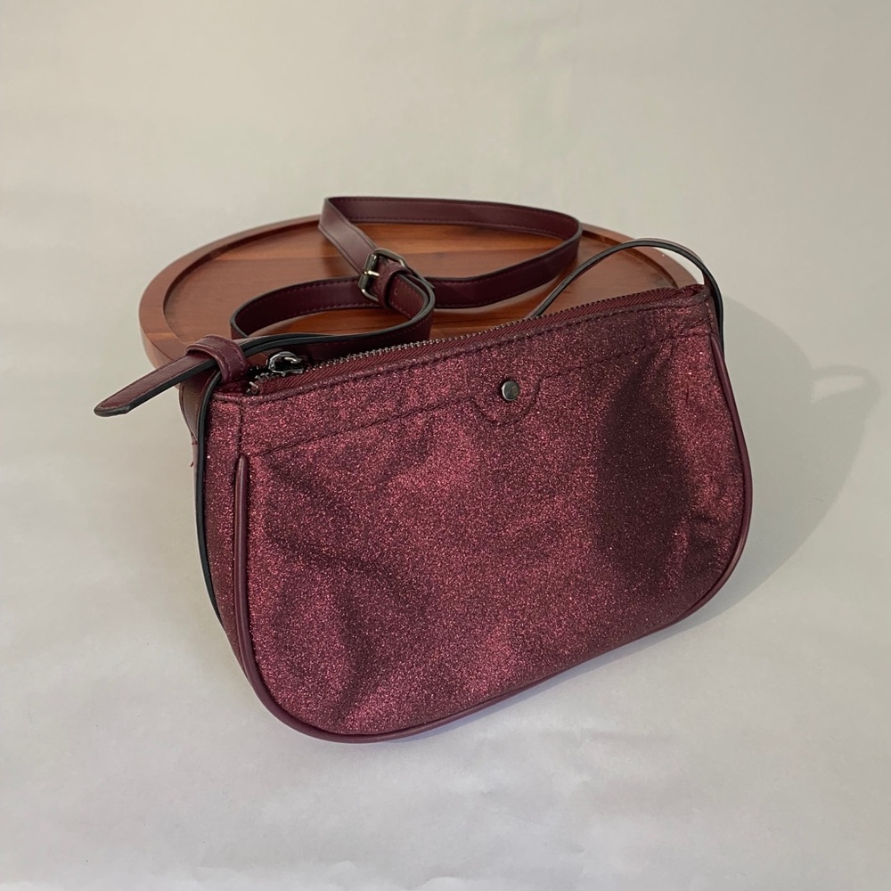 A New Day Sparkly Plumb Cross Body Purse